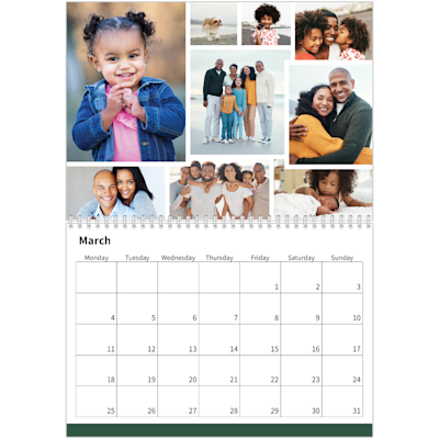 Example of page 3, Custom Wall Calendars, option 23