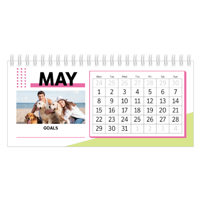 Example of page 5, Custom Desk Calendars, option 14