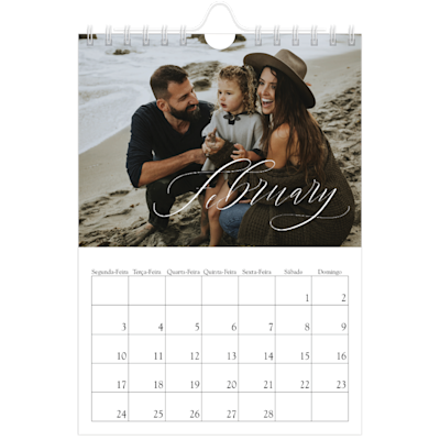 Exemplo de página 2, Calendários de parede, opção 4