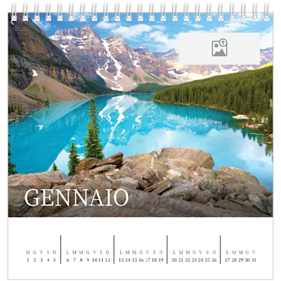 Esempio di pagina 1, Calendari da tavolo personalizzati, opzione 10
