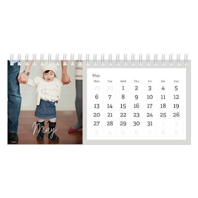 Example of page 5, Custom Desk Calendars, option 19