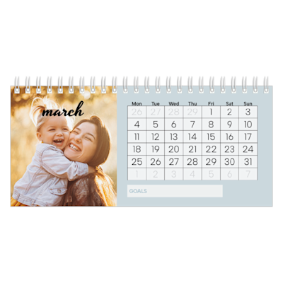 Example of page 3, Custom Desk Calendars, option 6