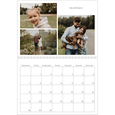 Esimerkki sivusta 4, Seinäkalenterit, vaihtoehto 18