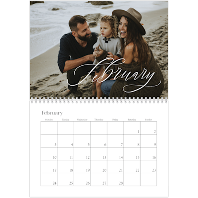 Example of page 2, Custom Wall Calendars, option 8
