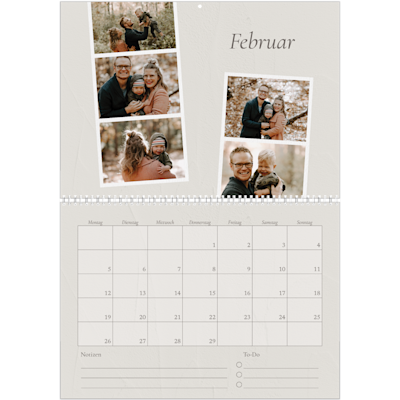 Beispiel für Seite 2, Wandkalender 2026, Option 23