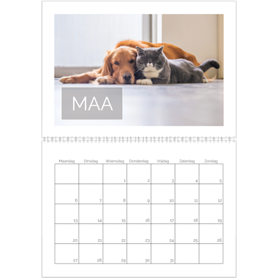 Voorbeeld van pagina 3, Wandkalenders 2026, optie 10
