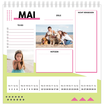 Beispiel für Seite 5, Tischkalender 2025, Option 17