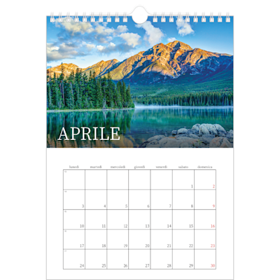 Esempio di pagina 4, Calendari da parete, opzione 6