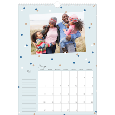 Esempio di pagina 3, Calendari da parete, opzione 9