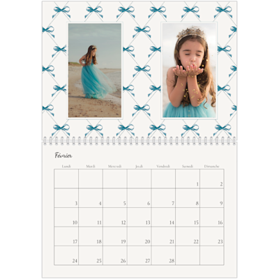 Exemple de page 2, Calendrier mural, option 24