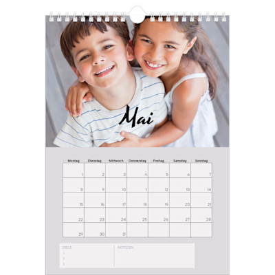 Beispiel für Seite 5, Wandkalender 2025, Option 13