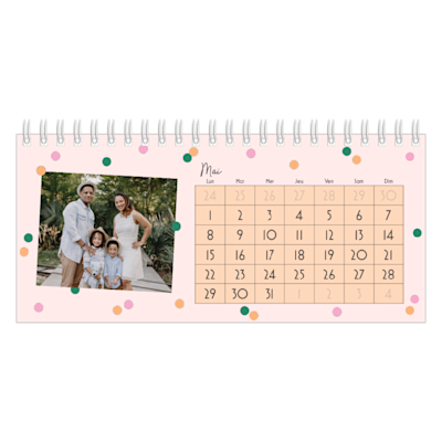 Exemple de page 5, Calendriers de bureau personnalisés, option 4