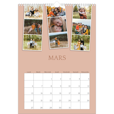 Exemple de page 3, Calendrier mural, option 22