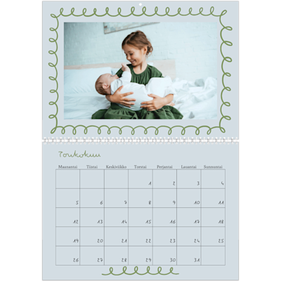 Esimerkki sivusta 5, Seinäkalenterit, vaihtoehto 15