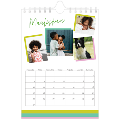 Esimerkki sivusta 3, Seinäkalenterit, vaihtoehto 11