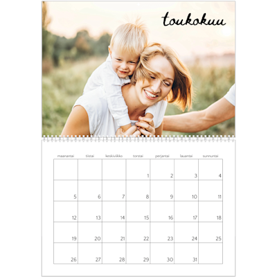 Esimerkki sivusta 5, Seinäkalenterit, vaihtoehto 5