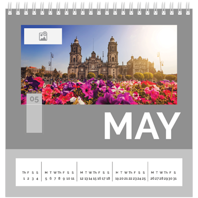 Example of page 5, Desk Calendars, option 7