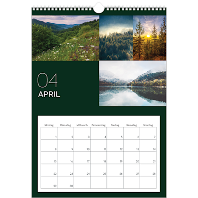 Beispiel für Seite 4, Wandkalender 2026, Option 11