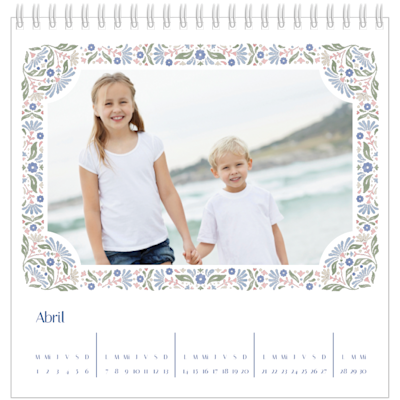 Ejemplo de página 4, Calendarios de mesa personalizados, opción 21