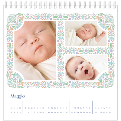 Esempio di pagina 5, Calendari da tavolo personalizzati, opzione 21