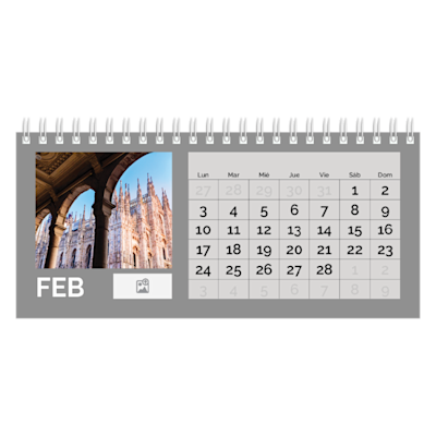 Ejemplo de página 2, Calendarios de escritorio personalizados, opción 7