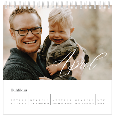 Esimerkki sivusta 4, Pöytäkalenterit omalla painatuksella, vaihtoehto 10