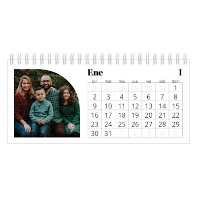 Ejemplo de página 1, Calendarios de escritorio personalizados, opción 24