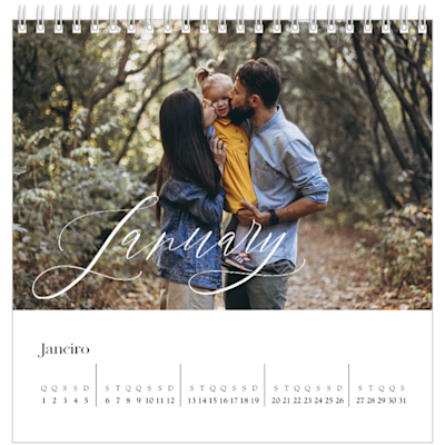 Exemplo de página 1, Calendários de mesa personalizados, opção 10