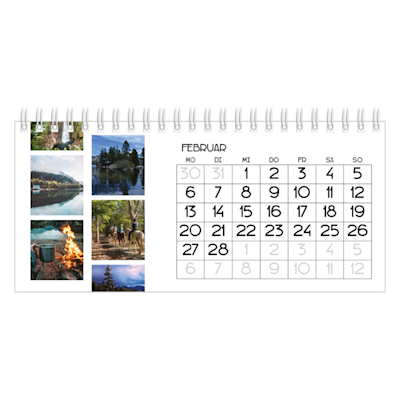 Beispiel für Seite 2, Tischkalender 2025, Option 3