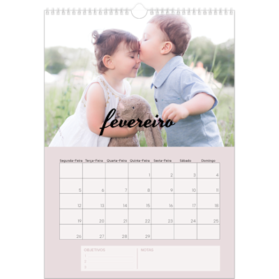 Exemplo de página 2, Calendários de parede, opção 17