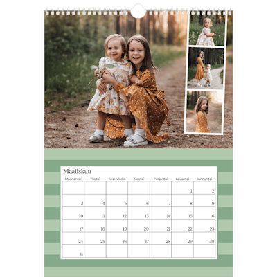 Esimerkki sivusta 3, Seinäkalenterit, vaihtoehto 14