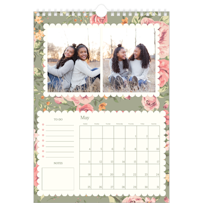 Example of page 5, Wall Calendars, option 16