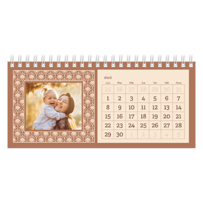 Ejemplo de página 4, Calendarios de escritorio personalizados, opción 14