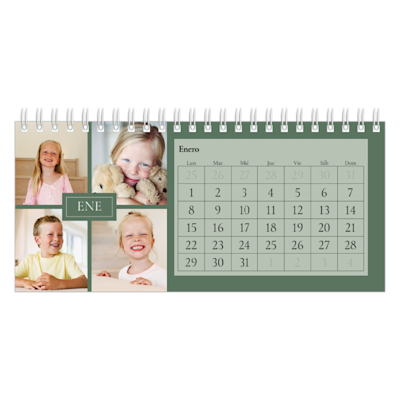 Ejemplo de página 1, Calendarios de escritorio personalizados, opción 2