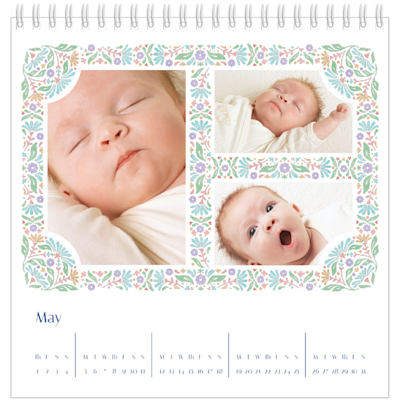 Example of page 5, Desk Calendars, option 22