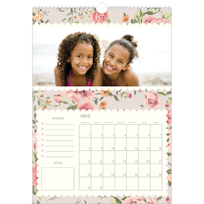 Exemplo de página 4, Calendários de parede, opção 18