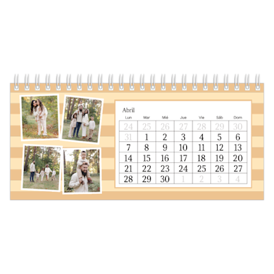 Ejemplo de página 4, Calendarios de escritorio personalizados, opción 13