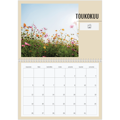 Esimerkki sivusta 5, Kiiltävät valokuvakalenterit, vaihtoehto 15