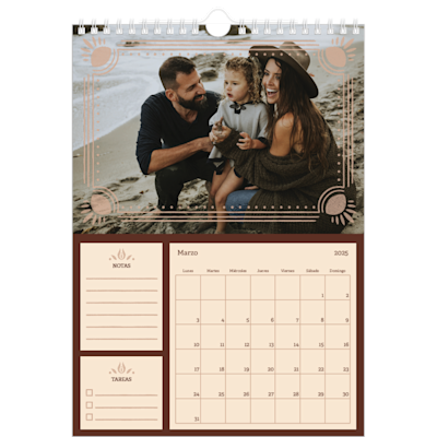 Ejemplo de página 3, Calendarios de pared personalizados, opción 20