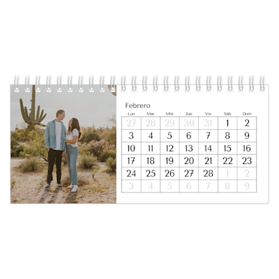 Ejemplo de página 2, Calendarios de escritorio personalizados, opción 24