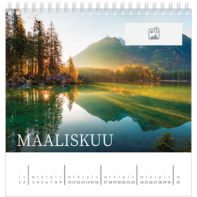 Esimerkki sivusta 3, Pöytäkalenterit omalla painatuksella, vaihtoehto 3