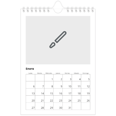 Ejemplo de página 1, Calendarios de pared, opción 1