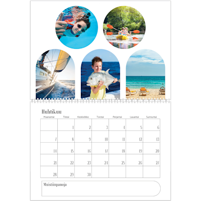 Esimerkki sivusta 4, Seinäkalenterit, vaihtoehto 21