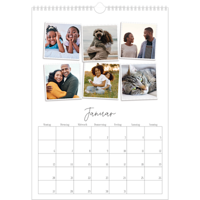 Beispiel für Seite 1, Wandkalender 2026, Option 10