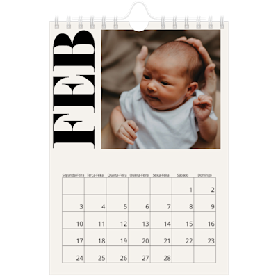 Exemplo de página 2, Calendários de parede, opção 10