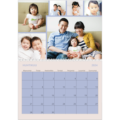 Esimerkki sivusta 4, Seinäkalenterit, vaihtoehto 22