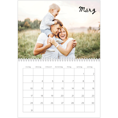 Beispiel für Seite 3, Wandkalender 2026, Option 6