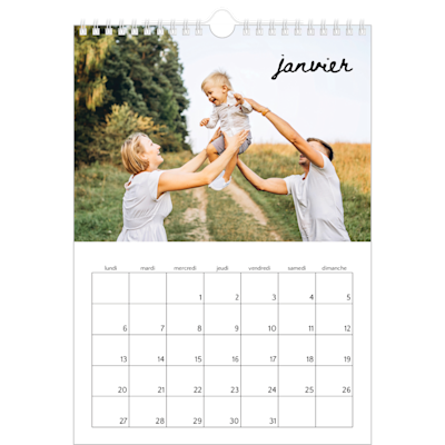 Exemple de page 1, Calendrier mural, option 6