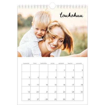 Esimerkki sivusta 5, Seinäkalenterit, vaihtoehto 6