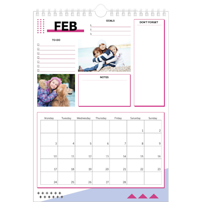 Example of page 2, Custom Wall Calendars, option 20